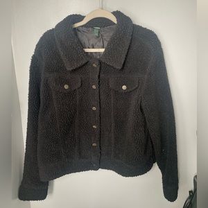 Black Sherpa jacket XL